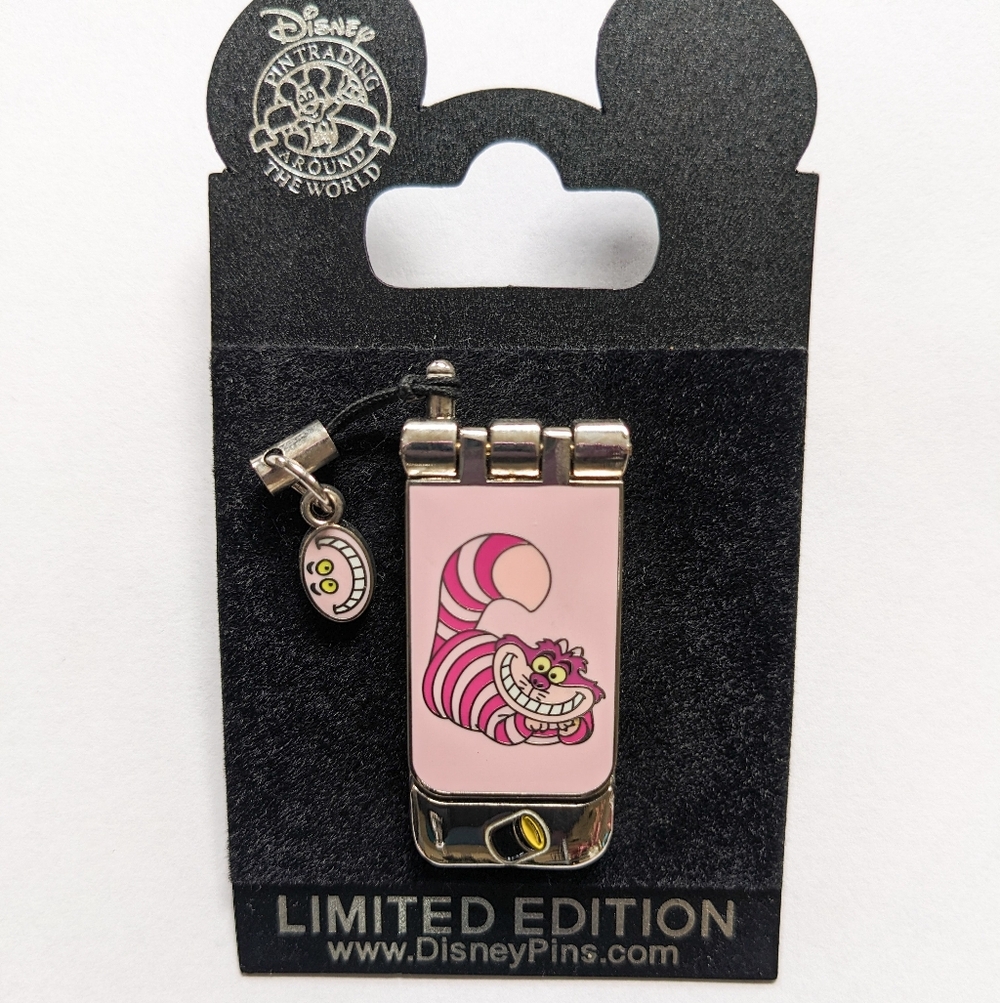 Disney Pins Spotlight Cellphone Collection Chesire Cat Alice In Wonderland